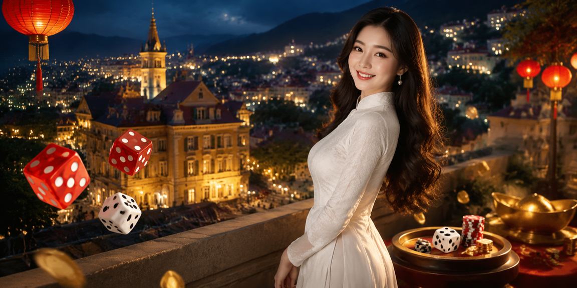 Người chơi Tài Xỉu xúc xắc trong trang phục áo dài tại Đà Lạt