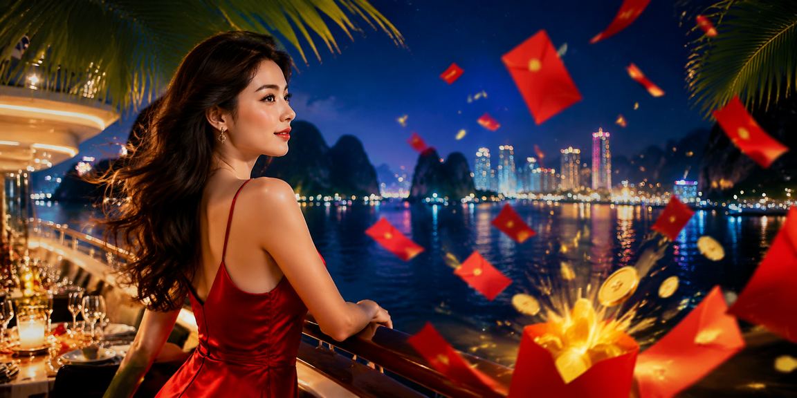 Người dùng nhận ưu đãi thưởng đỏ trực tuyến tại Vịnh Hạ Long