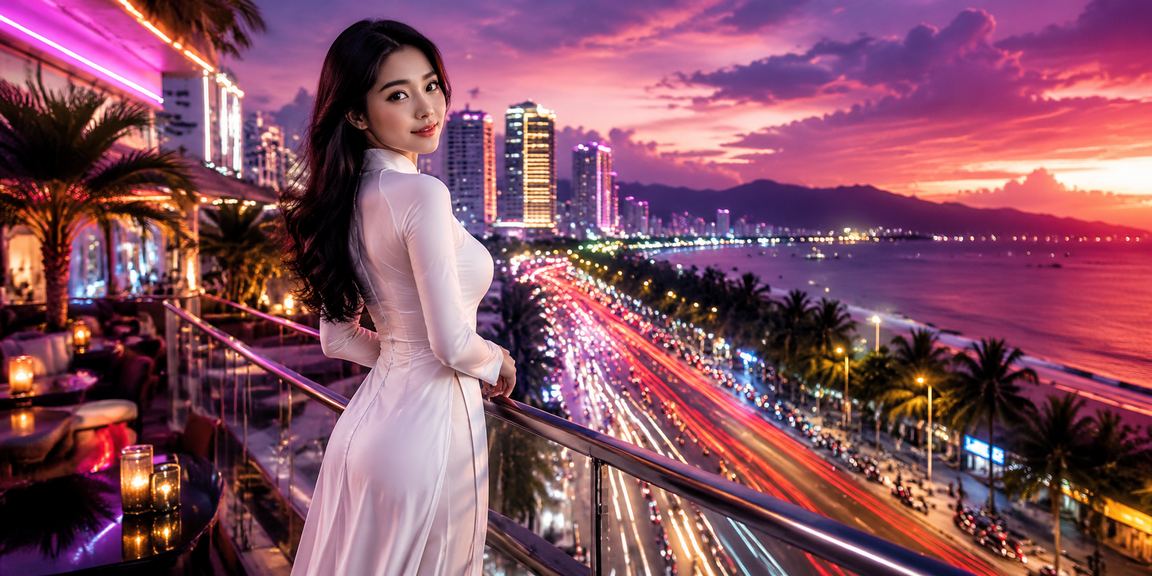 Người dùng xem kèo thể thao tại Sapa trong trang phục áo dài